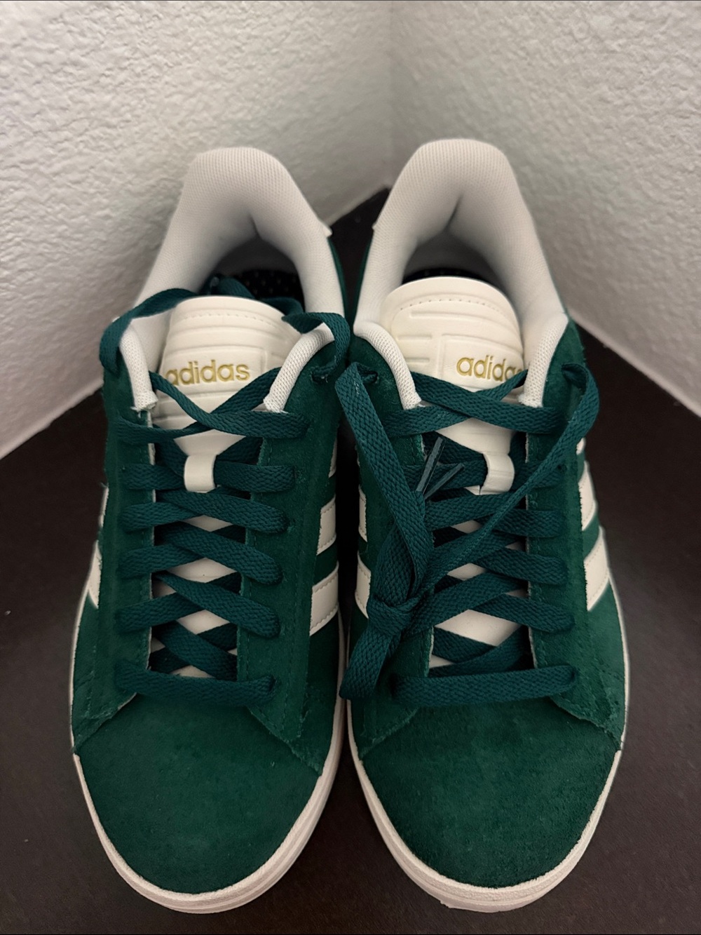 Adidas green & white Sneakers.
